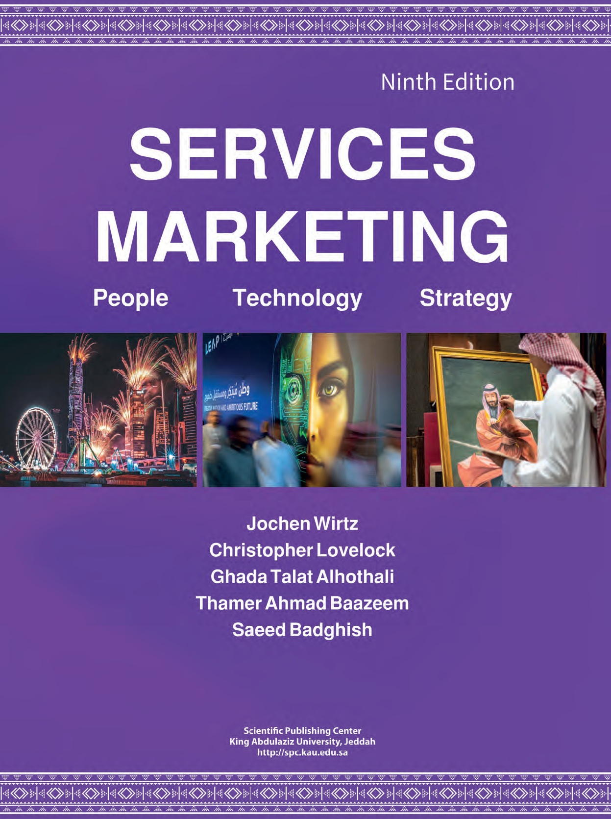 Cover of Services Marketing, Ninth Edition, Saudi Arabia adaptation